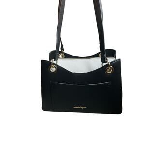 Nanette Lepore - Agnes Triple Section Shoulder Bag Black & White *NEW* Purse